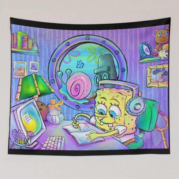 Item preview, Sponges Lofi & Chill designed and sold by PurpleAlien.