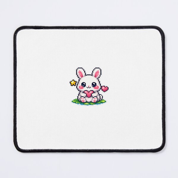 Item preview, Cute Rabbit Kawaii Pixel Art Sticker designed and sold by PixelMood90.