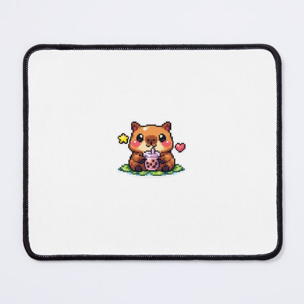 Item preview, Cute Capybara Kawaii Pixel Art Sticker designed and sold by PixelMood90.