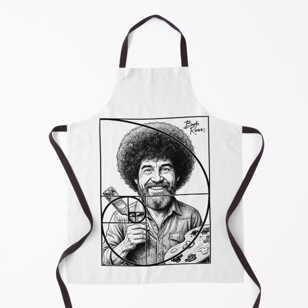 Item preview, Bob Ross Golden Ratio Fibonacci Spiral Happy Painter designed and sold by GrandeDuc.