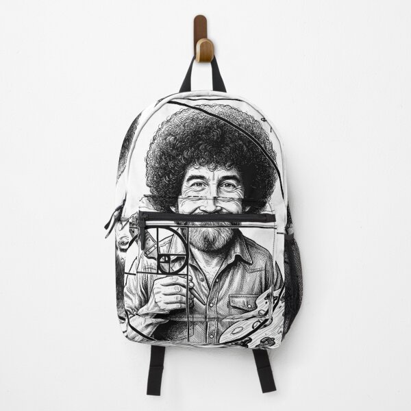 Item preview, Bob Ross Golden Ratio Fibonacci Spiral Happy Painter designed and sold by GrandeDuc.