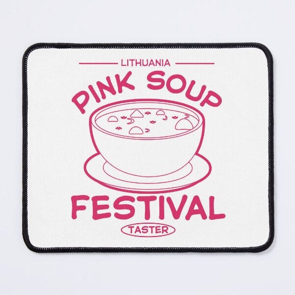 Item preview, Lithuania : pink soup festival taster designed and sold by Peerless-Prime.