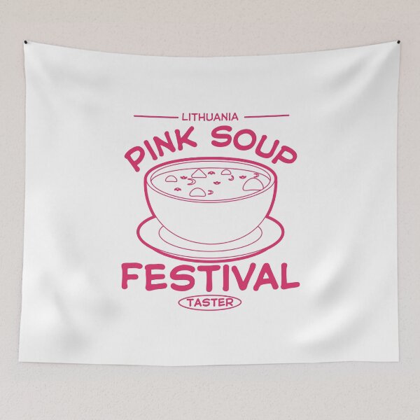 Item preview, Lithuania : pink soup festival taster designed and sold by Peerless-Prime.
