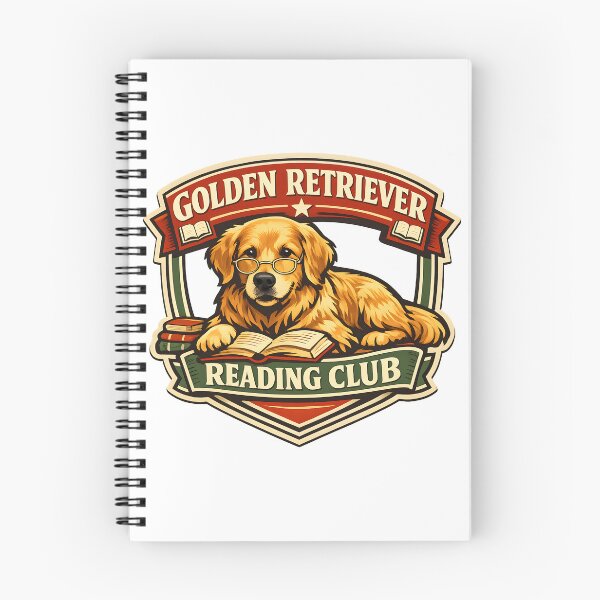 Item preview, Golden Retriever Reading Club – Book Lover Dog Teacher Design designed and sold by Sahil Randhawa.