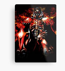 Skull Knight Monster Metal Print