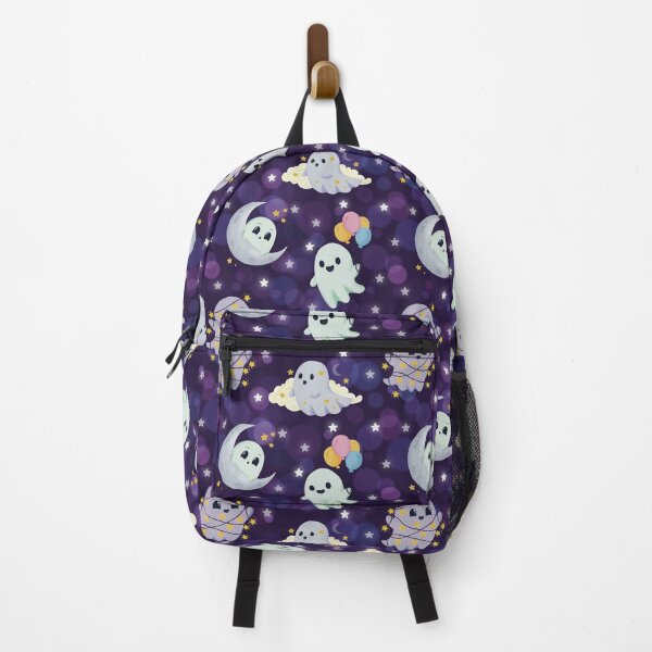 Item preview, Cute Starry Night Celestial Ghosts Seamless Halloween Pattern designed and sold by StoriesInGrain.