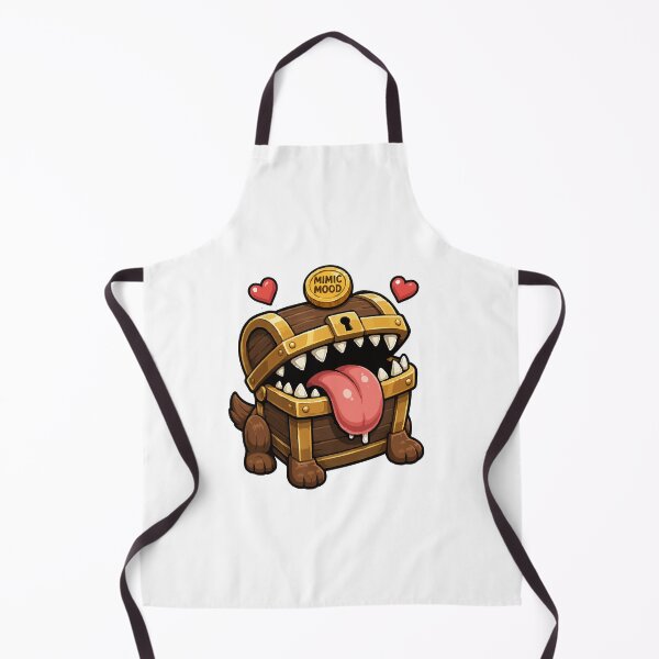 Item preview, Cute Mimic Chest Monster Happy Dungeon RPG Art designed and sold by danielstirling.
