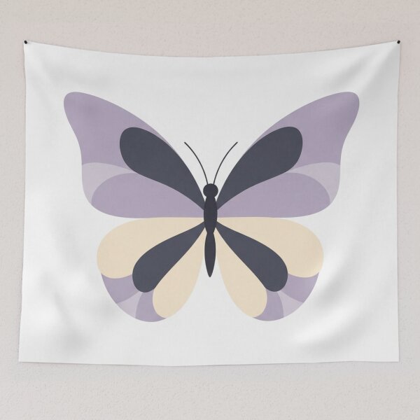 Item preview, Minimalist Pastel Butterfly Illustration designed and sold by TheDenimArt.