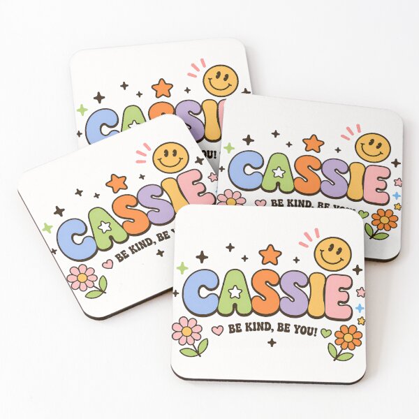 Item preview, Cassie Retro Groovy Name | Be Kind Be You Cute Smiley Design designed and sold by looplandger.