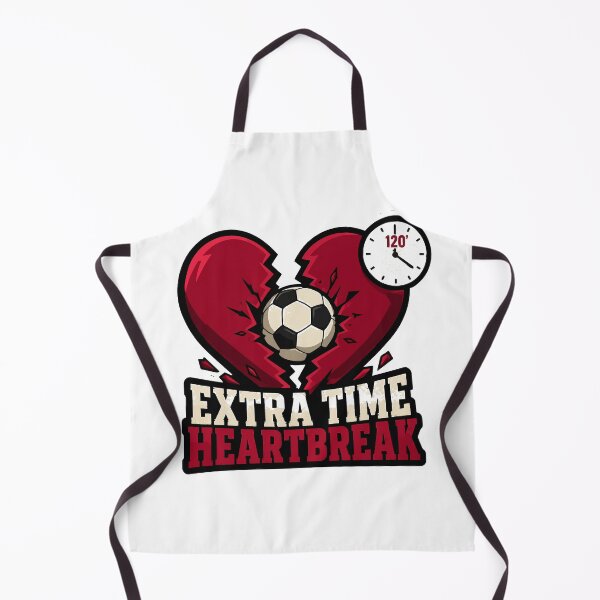 Item preview, Extra Time Heartbreak Cracked Heart Football Fan designed and sold by danielstirling.