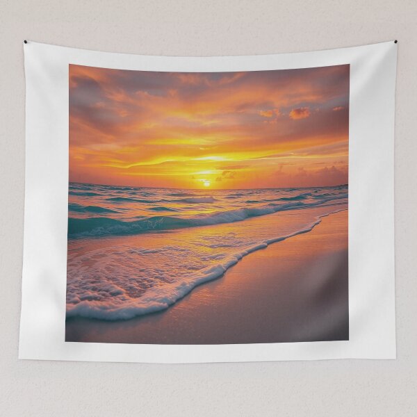 Item preview, Beach sunset designed and sold by CreationsNicB.