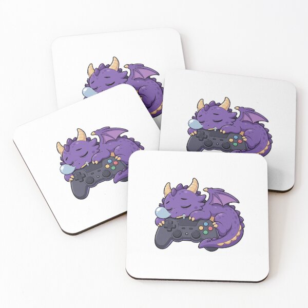 Item preview, Sleepy Dragon Energy Cute Cozy Gamer Dragon designed and sold by danielstirling.