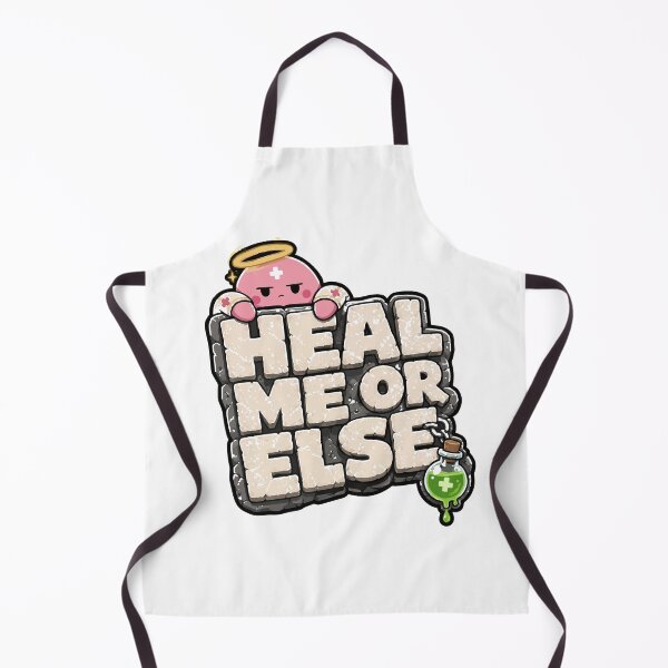 Item preview, Heal Me or Else Funny Healer Main Gamer Sticker designed and sold by danielstirling.