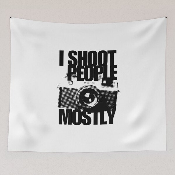 Item preview, I Shoot People Mostly Camera Photography Humour designed and sold by HYPNK.