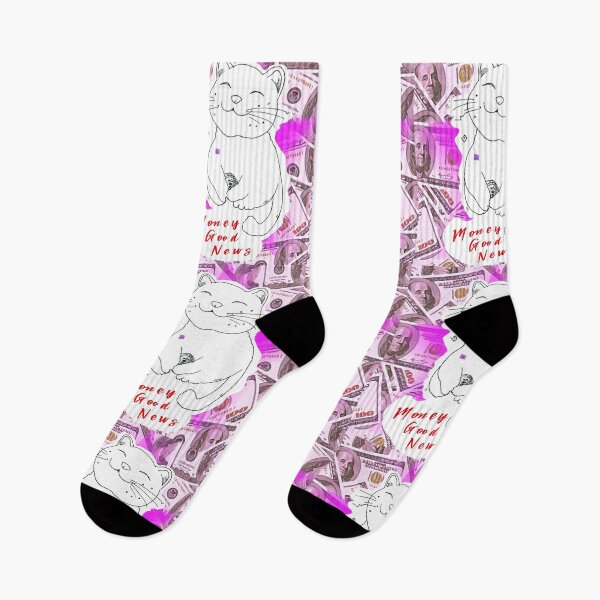 Item preview, Very Lucky Money Good News Cat (drawing by ACCI)  designed and sold by VanyssaGraphics.