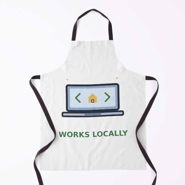 Item preview, Works Locally — Funny Programmer Laptop Design, Developer Gift designed and sold by QuirkyCartel.