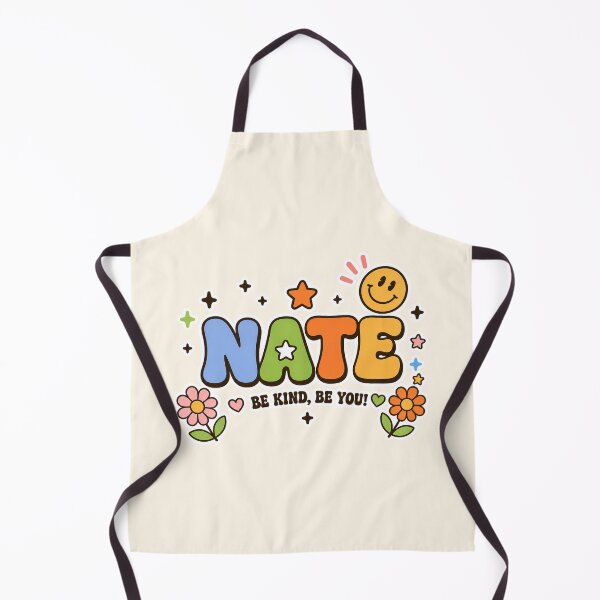 Item preview, Nate Retro Groovy Name | Be Kind Be You Cute Smiley Design designed and sold by looplandger.