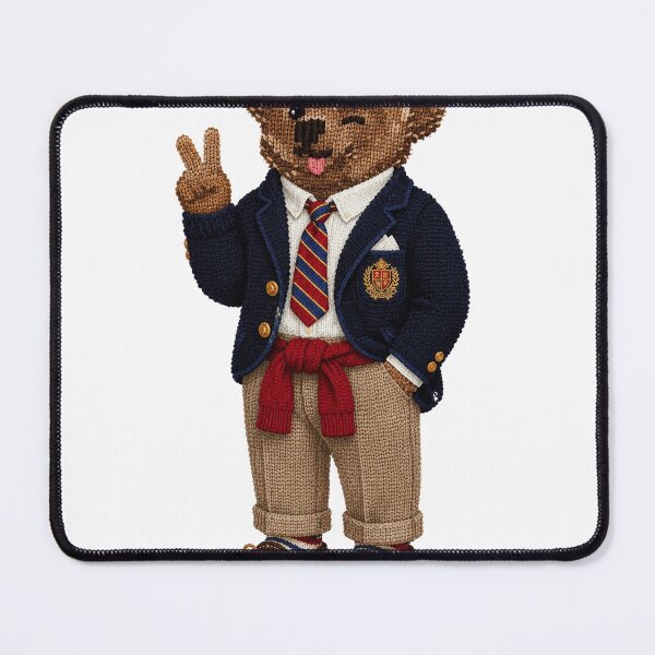 Item preview, Cute Preppy Old Money Teddy Bear designed and sold by BUABUABUA.