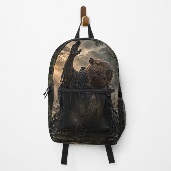 Item preview, AnimalVersum Dark Shaman Capybara – Mystical Jungle Wizard designed and sold by SDKENERGY.