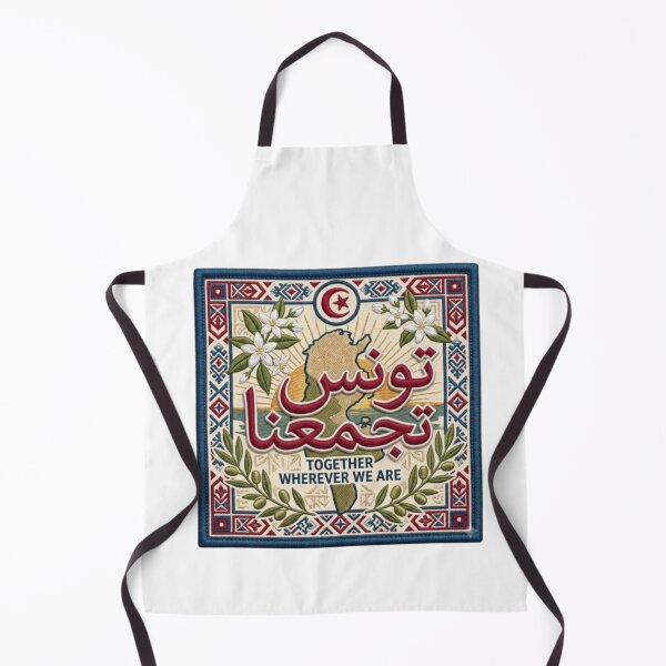 Item preview, تونس تجمعنا | Tunisia Heritage Embroidered Patch designed and sold by Salma.Store.