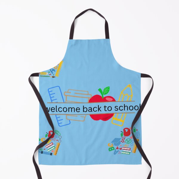Item preview, Welcome Back to School Supplies and Apple Illustration.  designed and sold by DodoCraft3.
