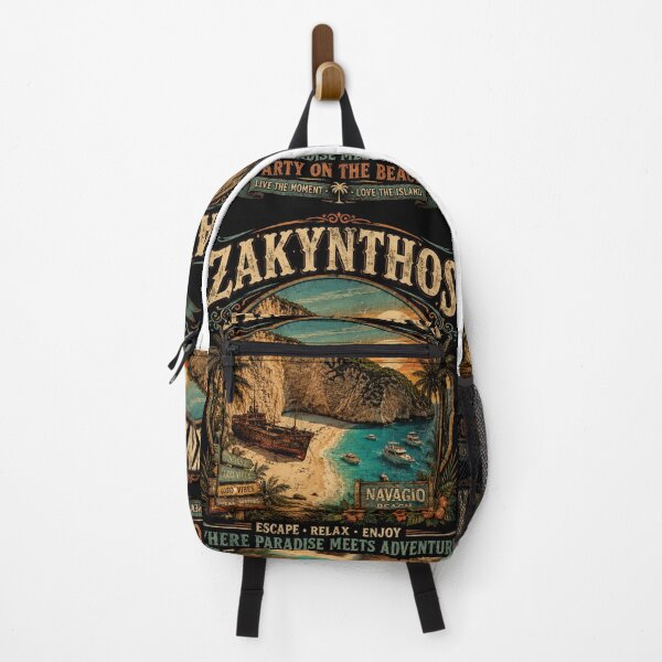Item preview, Zakyntos Beach retro style - I Love Greece designed and sold by UnoqueVintage.