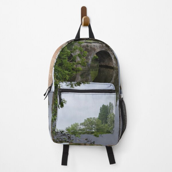 Item preview, Bruges, Belgium - Portrait of Gunpowder Tower and Lover's Bridge Reflection designed and sold by jrtwynam.