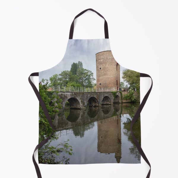Item preview, Bruges, Belgium - Portrait of Gunpowder Tower and Lover's Bridge Reflection designed and sold by jrtwynam.