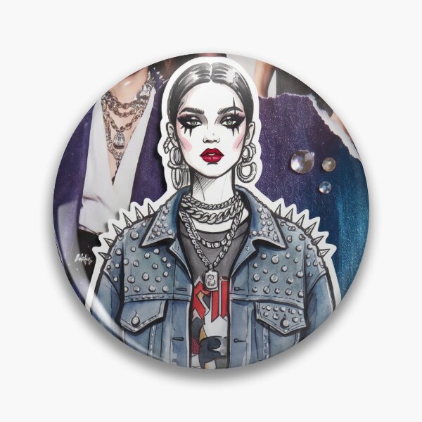 Item preview, Collage  "Rock 'n' Roll Girl" designed and sold by  BoomPoster.
