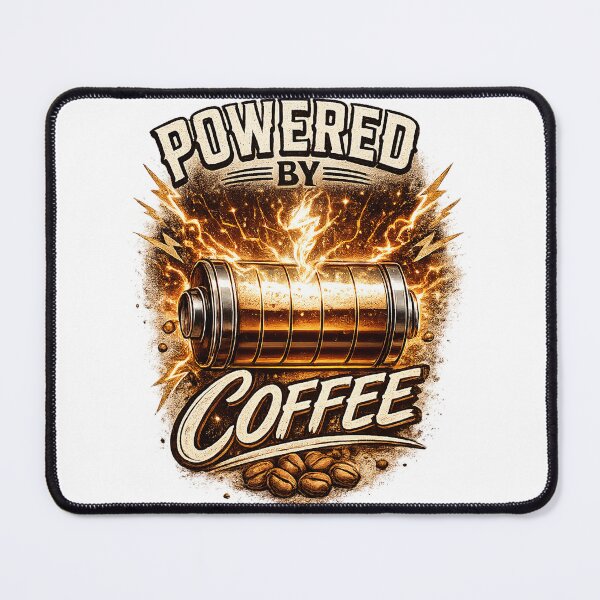 Item preview, Powered by Coffee designed and sold by Elite-Store66.