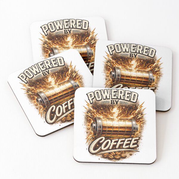 Item preview, Powered by Coffee   designed and sold by Elite-Store66.