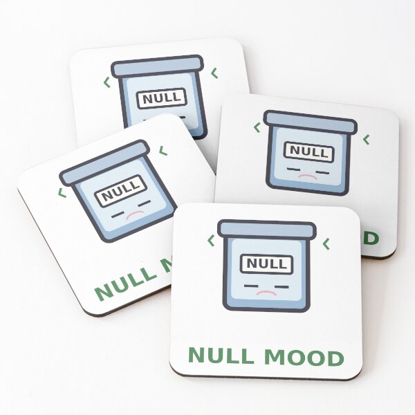 Item preview, Null Mood — Funny Programmer Design, Developer Gift designed and sold by QuirkyCartel.