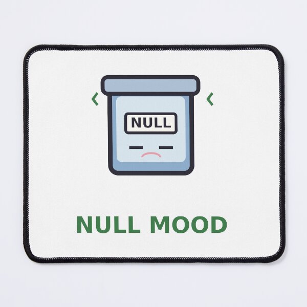 Item preview, Null Mood — Funny Programmer Design, Developer Gift designed and sold by QuirkyCartel.
