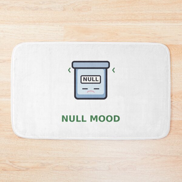 Item preview, Null Mood — Funny Programmer Design, Developer Gift designed and sold by QuirkyCartel.