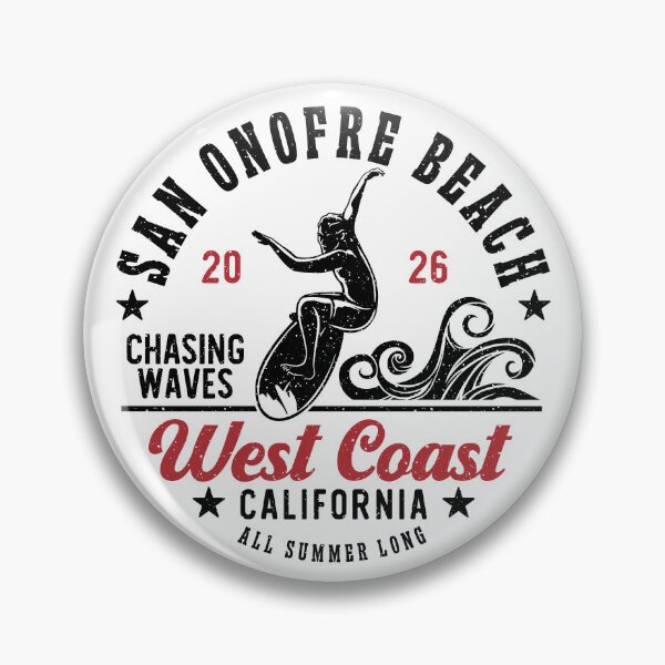 Item preview, Surf San Onofre Beach Chasing Waves Surfing California designed and sold by eclecTEEq.