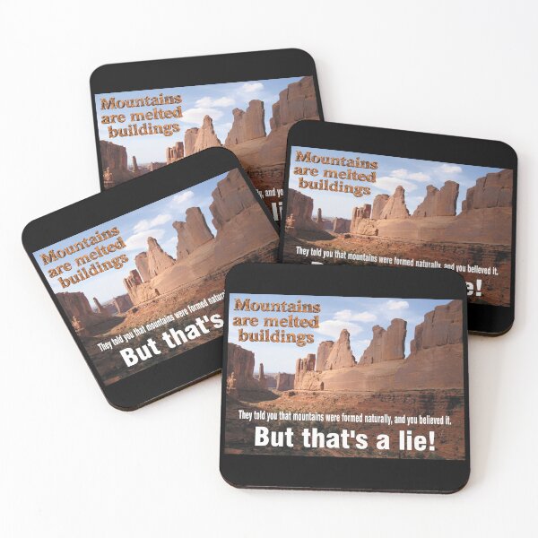 Item preview, Mountains are melted buildings_1C designed and sold by ART-OF-ORION.