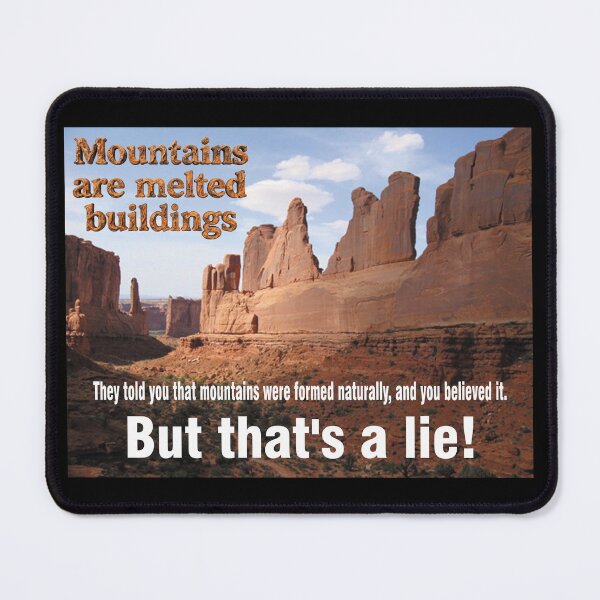 Item preview, Mountains are melted buildings_1C designed and sold by ART-OF-ORION.