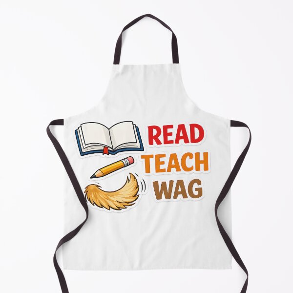 Item preview, Read Teach Wag – Funny Dog Lover Teacher Reading Design designed and sold by Sahil Randhawa.