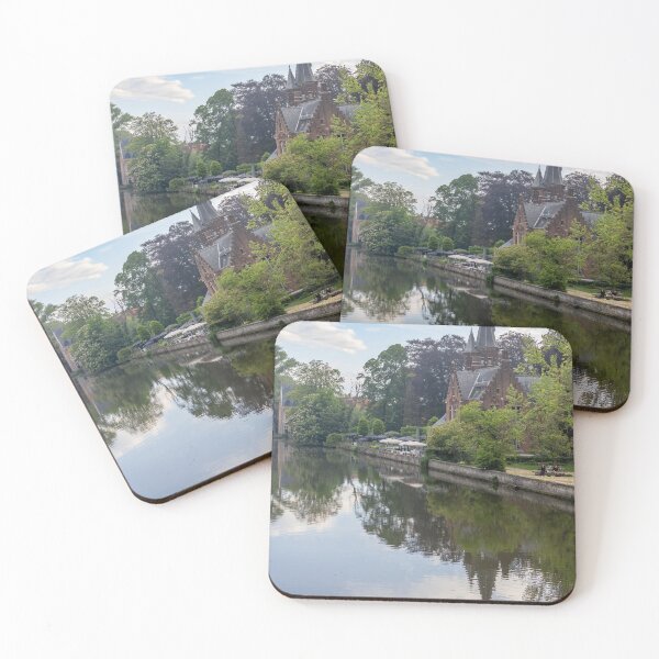 Item preview, Bruges, Belgium - Portrait of Lake of Love in Minnewater Park designed and sold by jrtwynam.