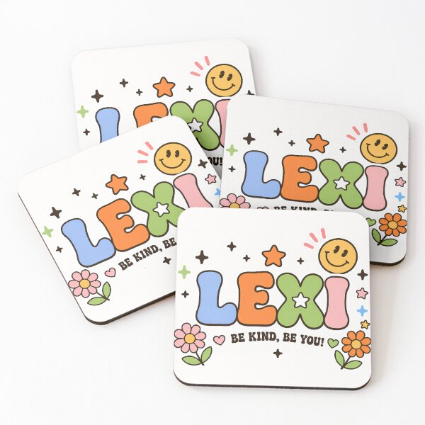 Item preview, Lexi Retro Groovy Name | Be Kind Be You Cute Smiley Design designed and sold by looplandger.