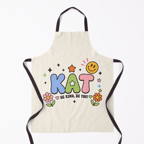 Item preview, Kat Retro Groovy Name | Be Kind Be You Cute Smiley Design designed and sold by looplandger.