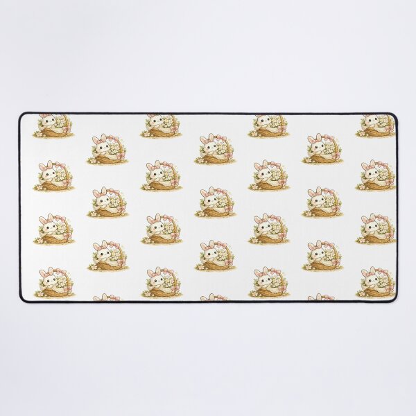 Item preview, Luna's Flower Basket | Cute Bunny Spring Flowers Sticker designed and sold by Maystro-design.