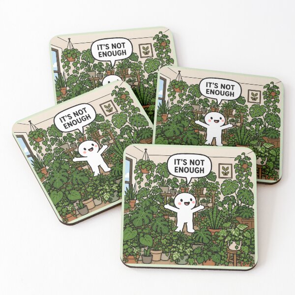Item preview, It's Not Enough Plants Meme designed and sold by MonkiFlipp.