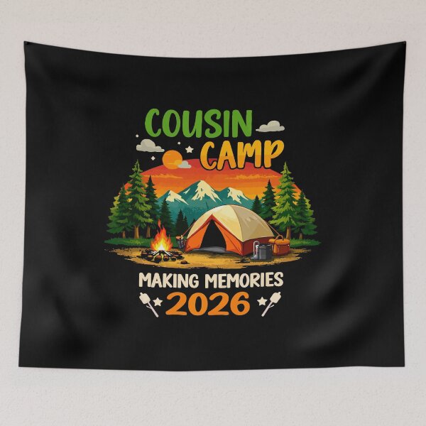 Item preview, Making Memories Together Camping Crew 2026 - Retro Camp Sunset Art designed and sold by BendyBeasts.