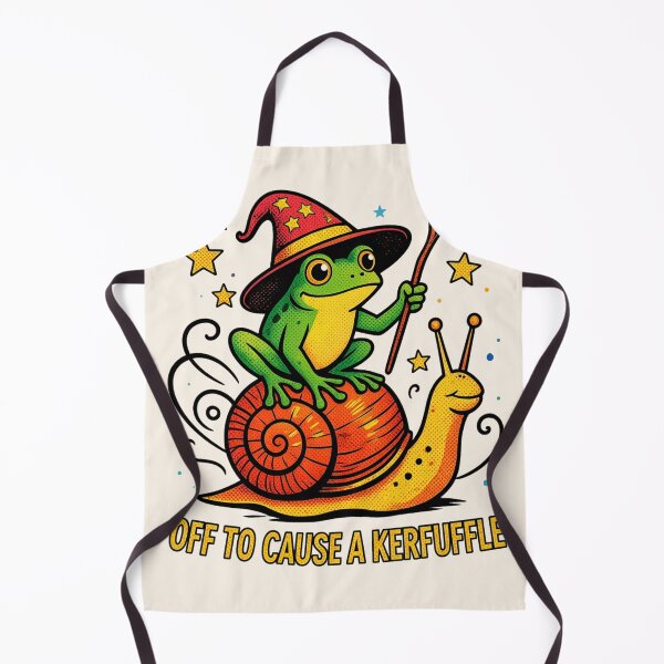 Item preview, Funny Wizard Frog Riding A Snail - Off To Cause A Kerfuffle designed and sold by legendaryskins.