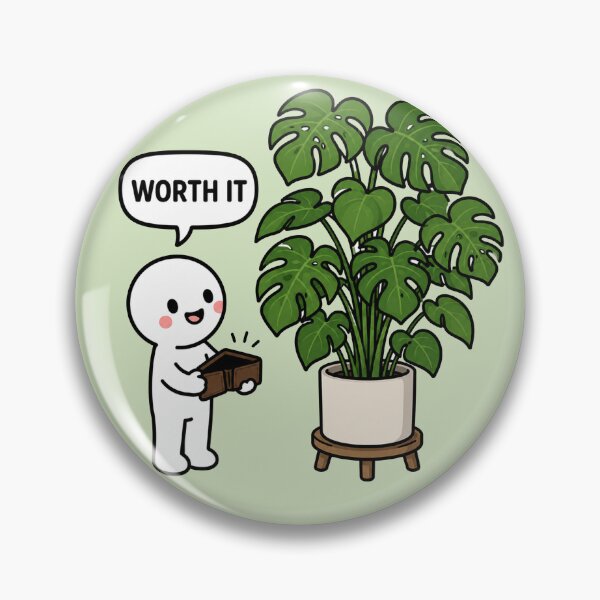 Item preview, Worth It Plant Lover Meme designed and sold by MonkiFlipp.
