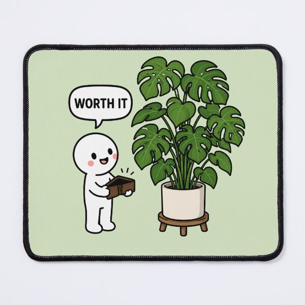 Item preview, Worth It Plant Lover Meme designed and sold by MonkiFlipp.