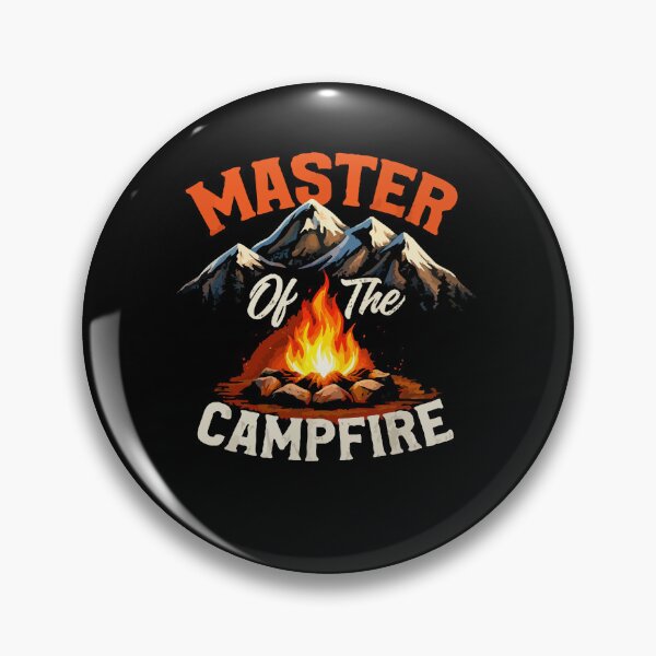 Item preview, Master Of The Campfire - Retro Tent Camping Art designed and sold by BendyBeasts.