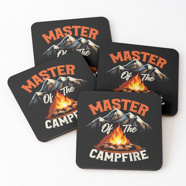 Item preview, Master Of The Campfire - Retro Tent Camping Art designed and sold by BendyBeasts.