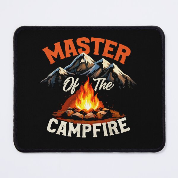 Item preview, Master Of The Campfire - Retro Tent Camping Art designed and sold by BendyBeasts.